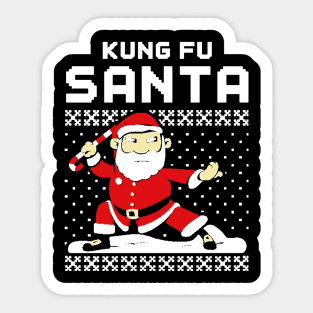 kungfu santa Sticker